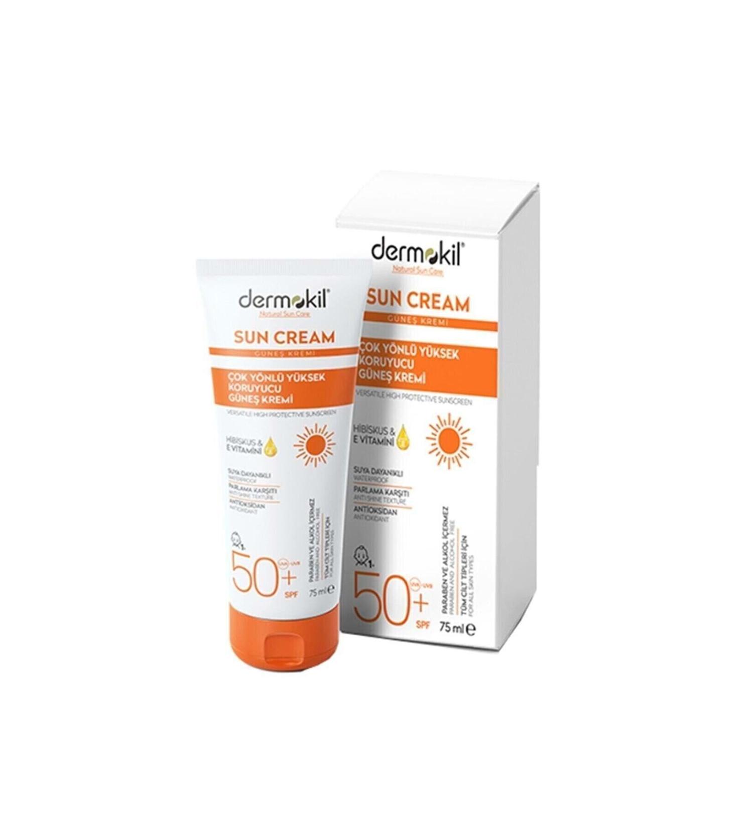 Dermokil Sun Cream Multi-Purpose High Protection 50 Spf 75 ml
