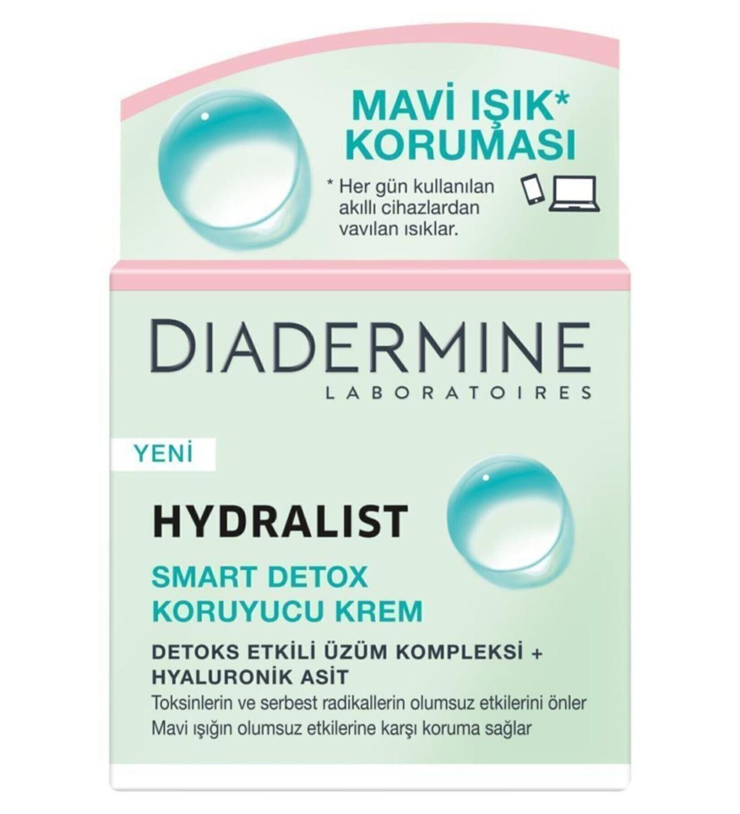 Diadermine Hydralist Smart Detox Protective Cream 50ml