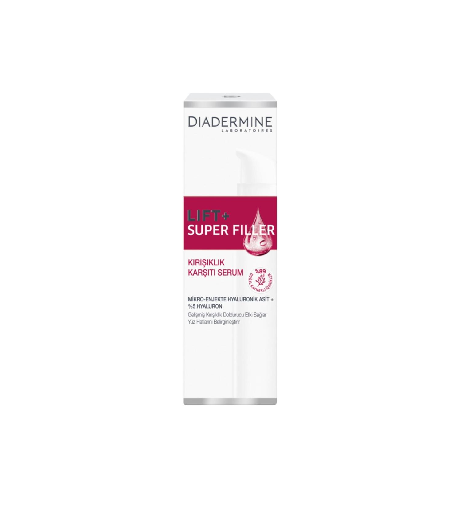 Diadermine Lift + Super Filler Perfect Smoothing Anti-Wrinkle Anti-Aging Serum 40 Ml