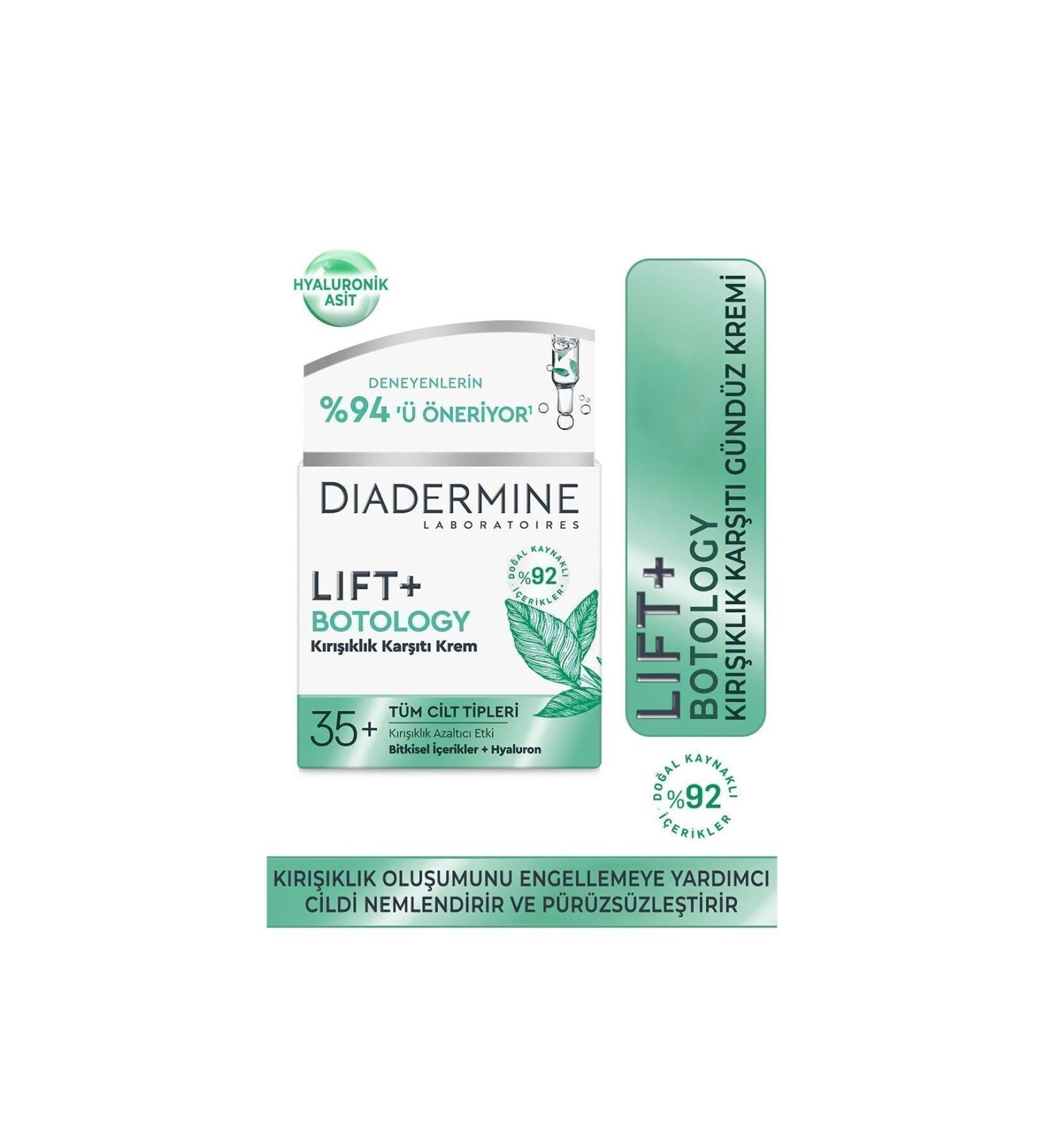 Diadermine Lift+ Botology Anti-Wrinkle 35+ Face Care Cream for All Skin Types