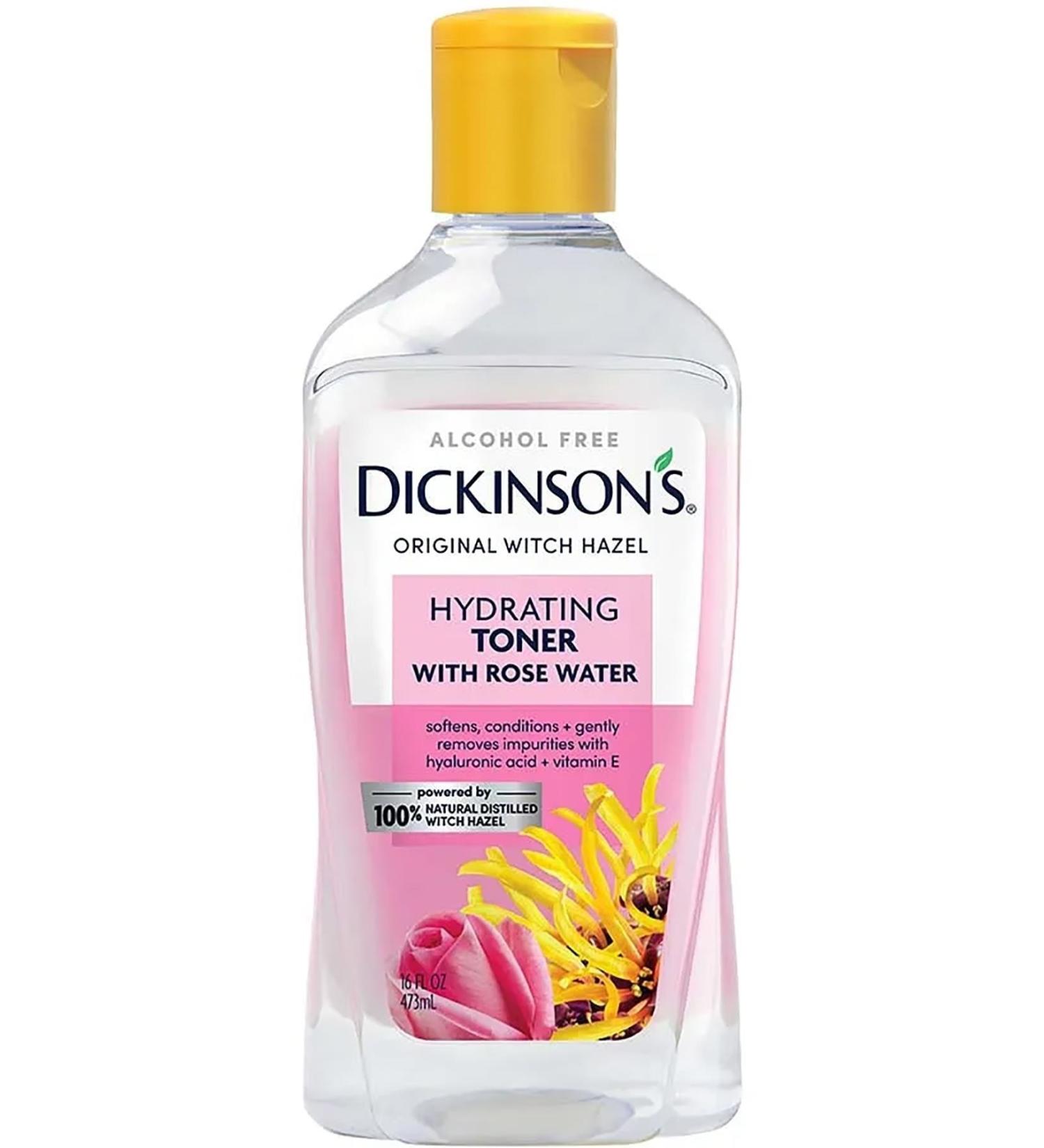 Dickinsons Witch Hazel Moisturising Toner with Rose Water 473ml - Buy Online on GoSupps.com