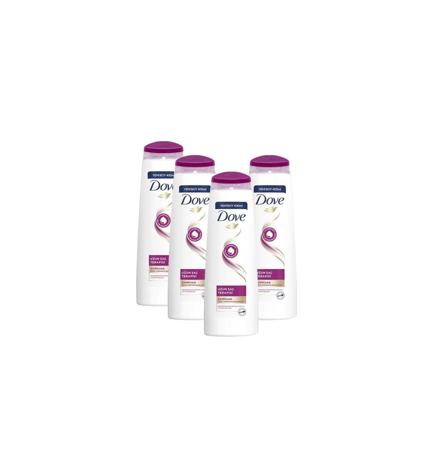 Dove Hair Care Shampoo Long Hair Therapy X 4