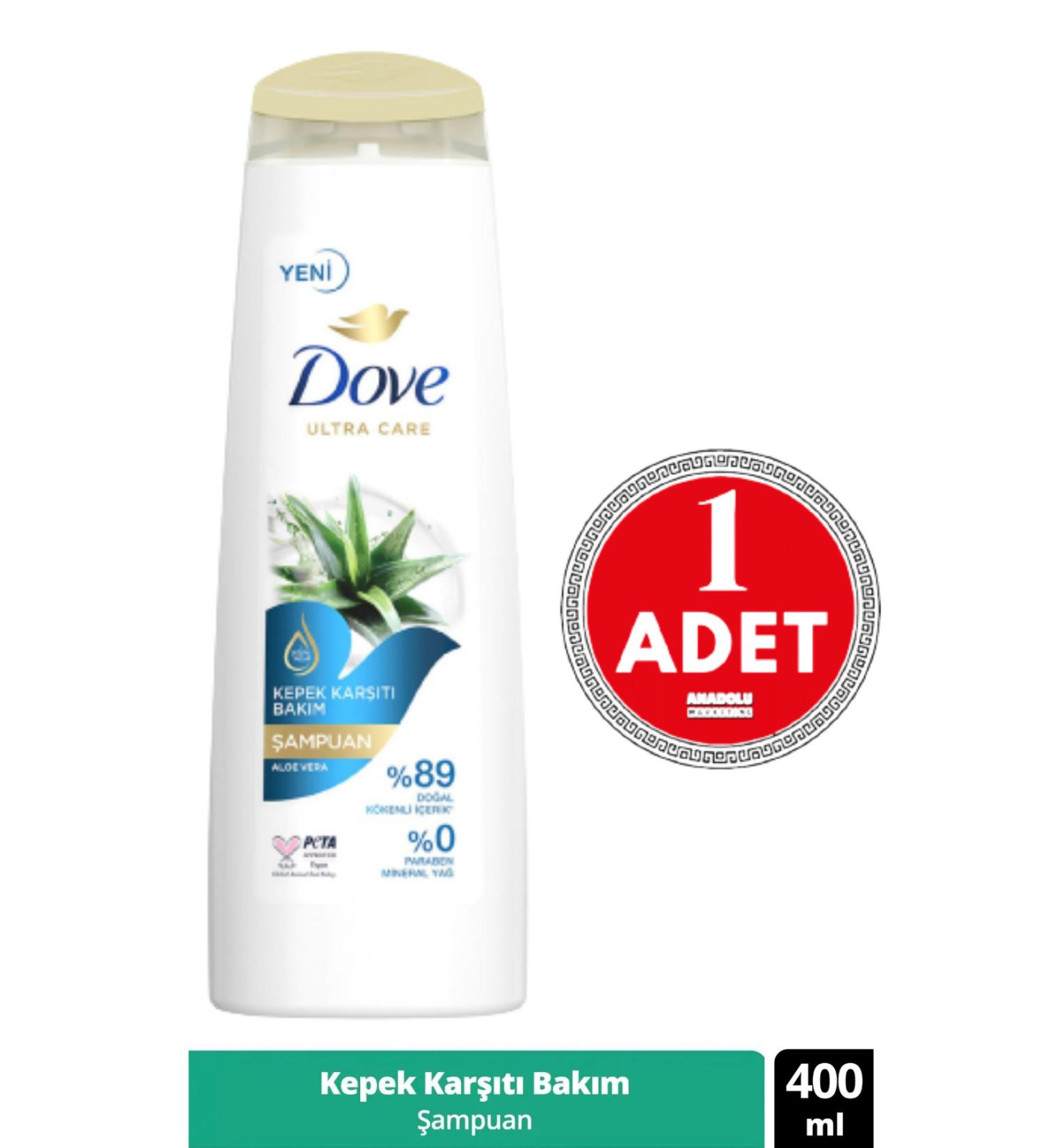Dove Ultra Care Hair Care Shampoo Anti-Dandruff Care Aloe Vera 400 ml 1 Piece - Buy Online on GoSupps.com