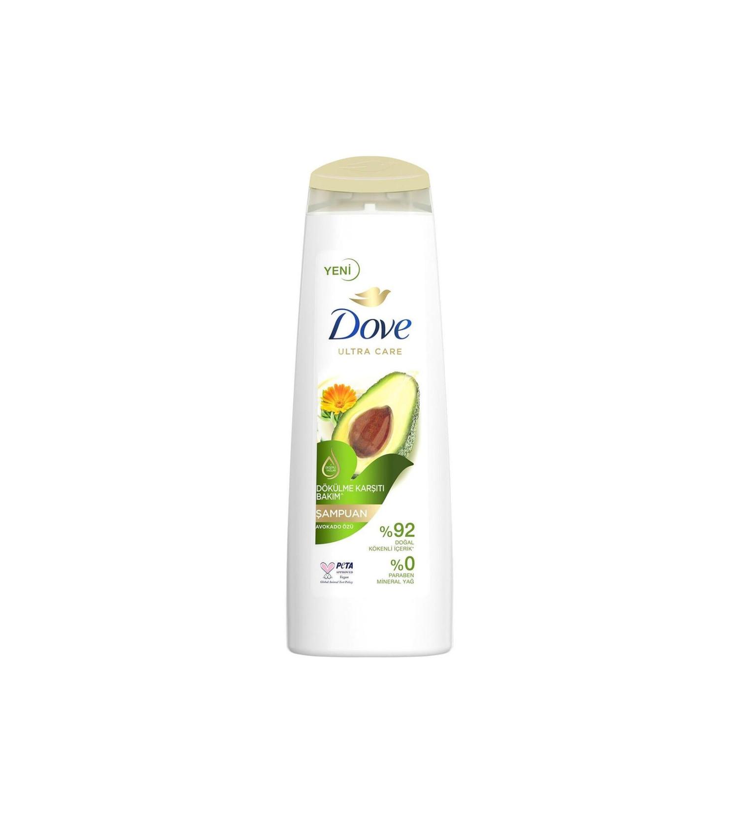 Dove Ultra Care Anti-Hair Loss Avocado Extract Shampoo 400 ml - Buy Online on GoSupps.com