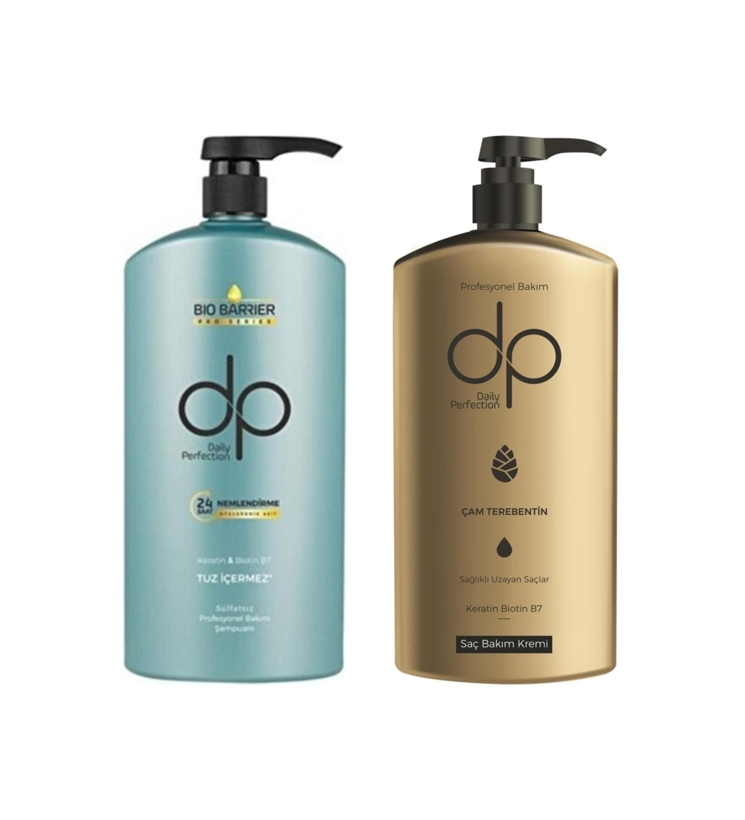 DP Bio Barrier Shampoo 24 Hour Moisturizing 500 ml Conditioner Pine Turpentine 500 ml