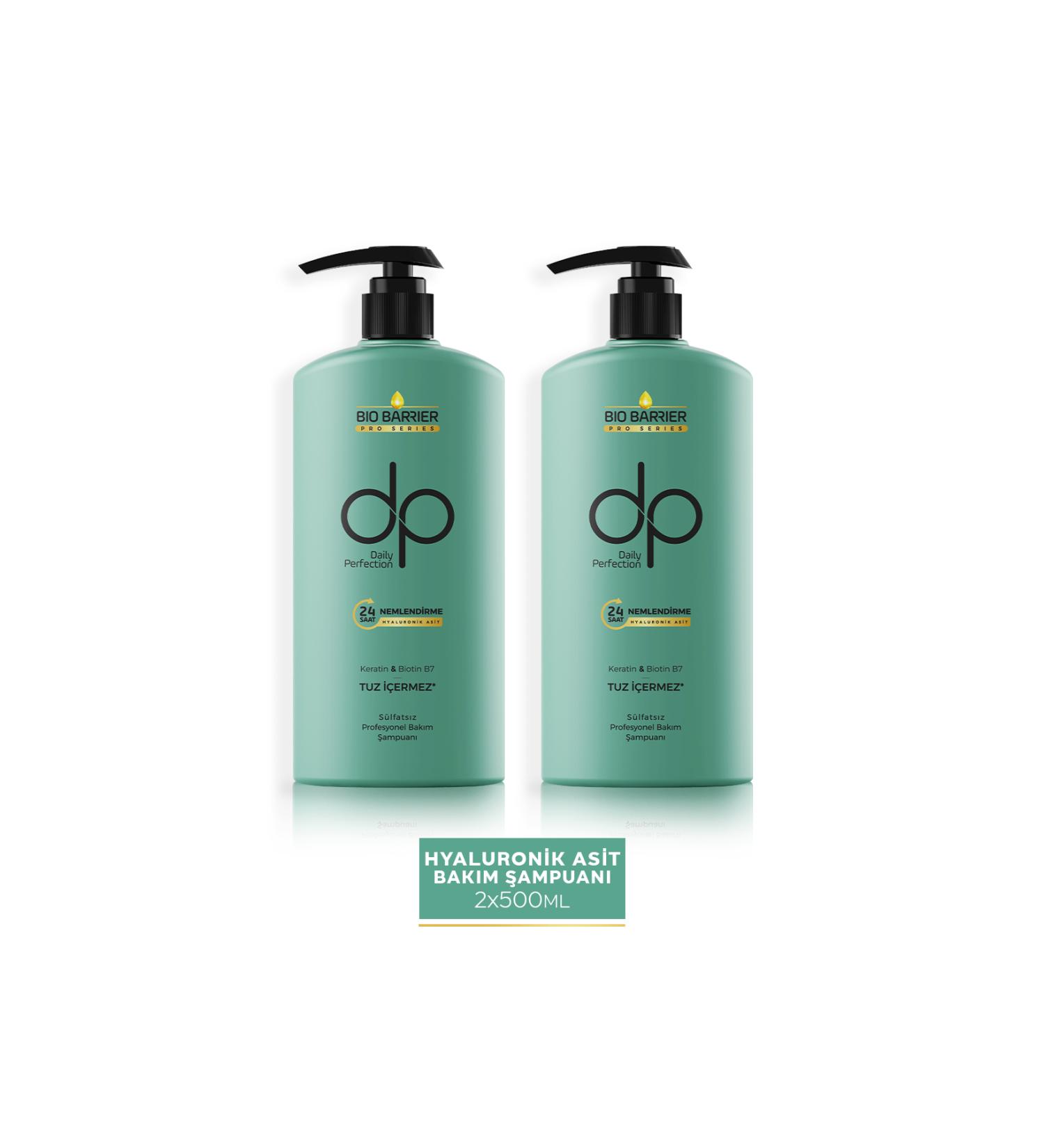 DP Daily Perfection Bio Barrier Shampoo 24 Hour Moisturizing 500 ml X 2 Pieces - Buy Online on GoSupps.com