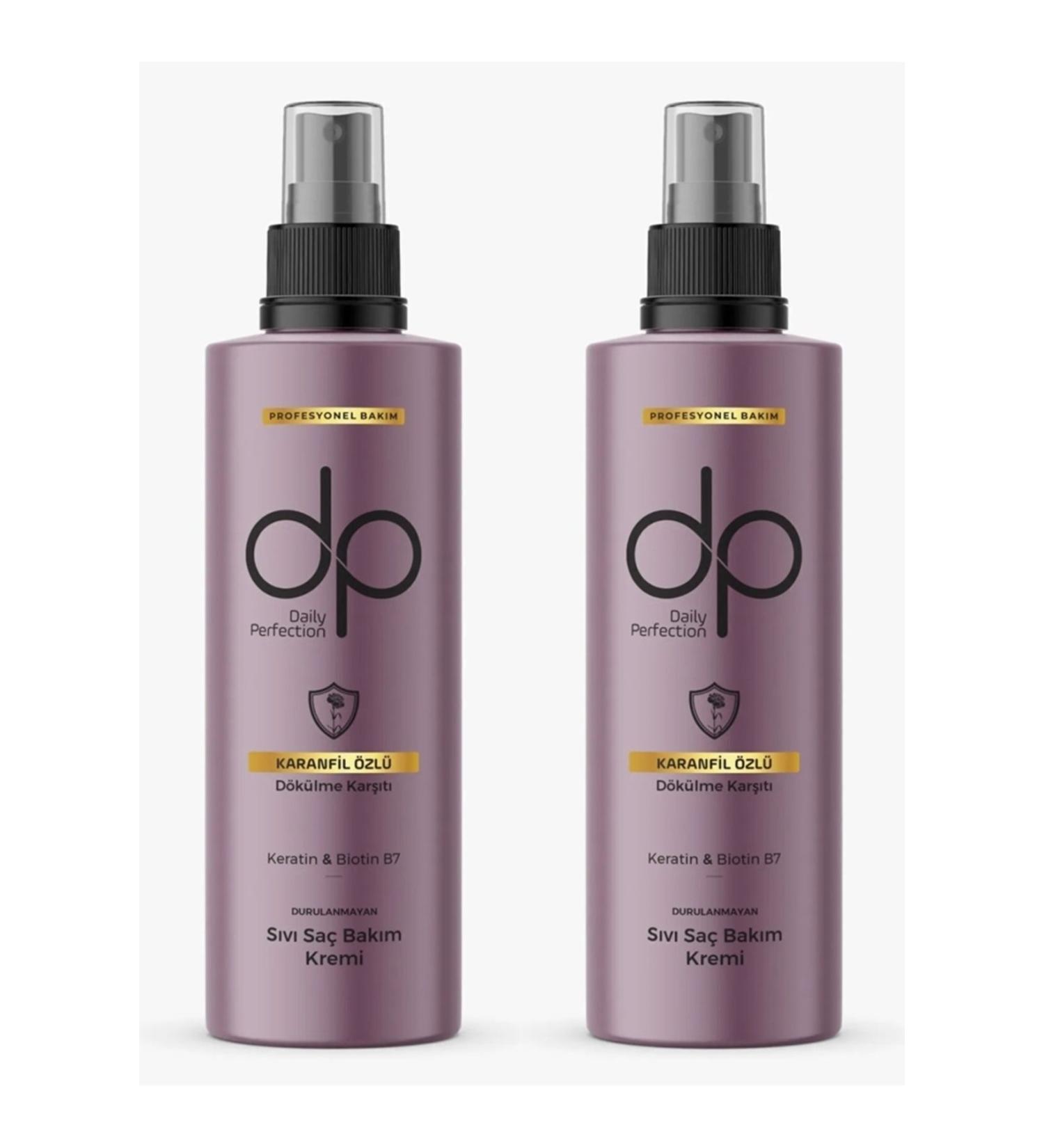 DP Daily Perfection Clove Essence Leave-In Liquid Hair Conditioner 180 ml x 2 pieces