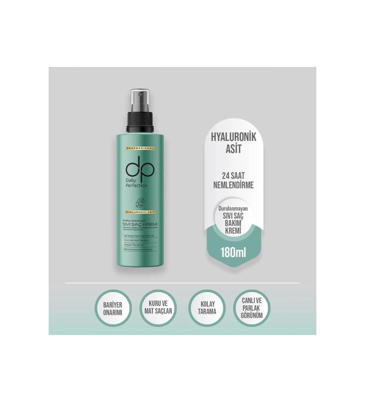 DP Daily Perfection Hyaluronic Acid Leave-In Liquid Conditioner 180 ml