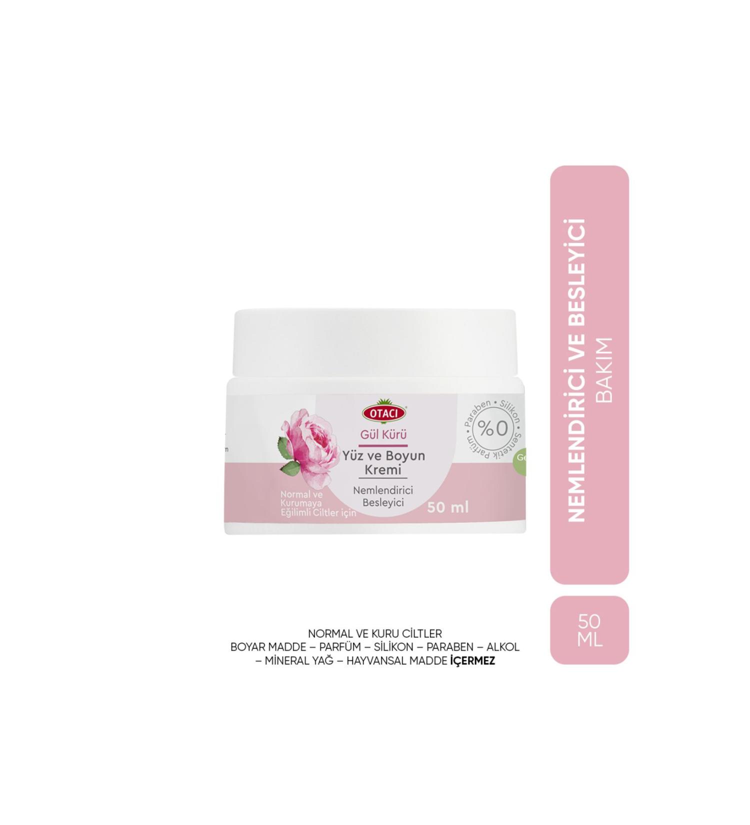Otac Rose Cure Moisturizing Face and Neck Cream 50ml - Buy Online on GoSupps.com