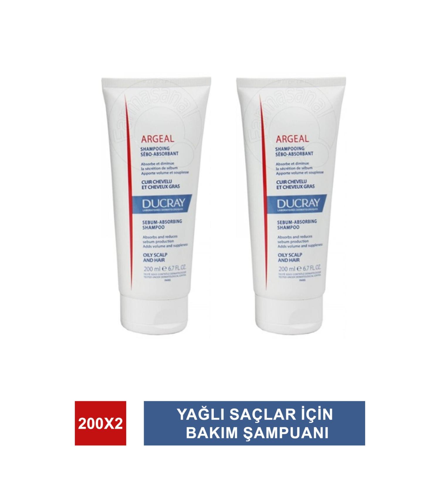 Ducray Argeal Shampoo 200x2 Ml