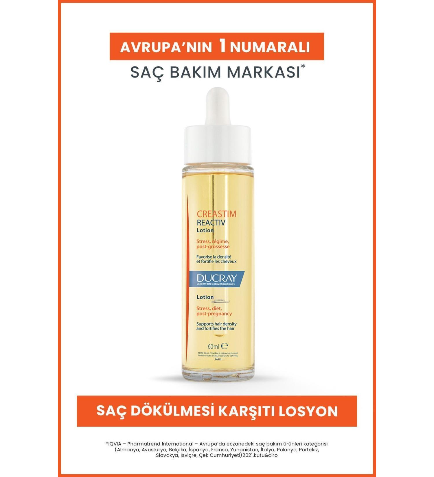 Ducray Creastim Reactiv Anti Hair Loss Lotion 60ml-Creastim Reactiv Anti Hair Loss Lotion 60ml - Buy Online on GoSupps.com