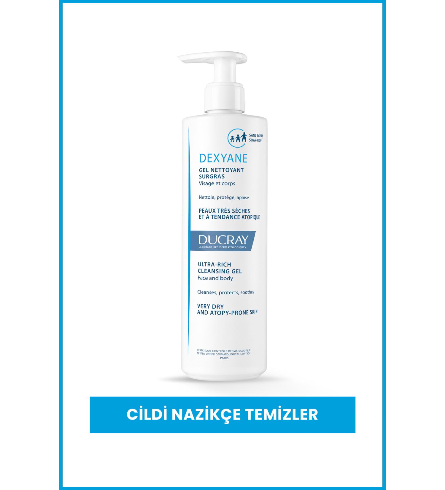 Ducray Dexyane Gel Soothing Cleansing Gel for Dry Skin 400 ml