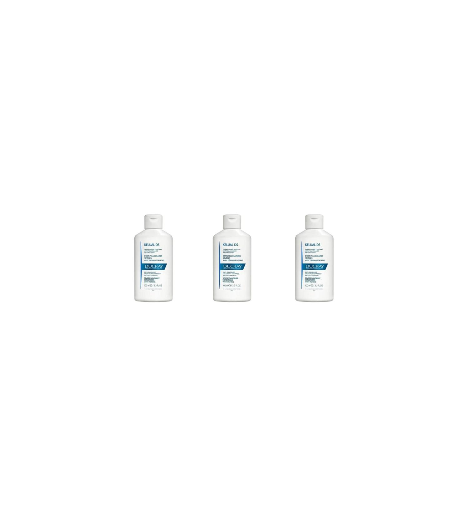 Ducray Kelual Ds Shampoo 100 Ml 3 Pieces