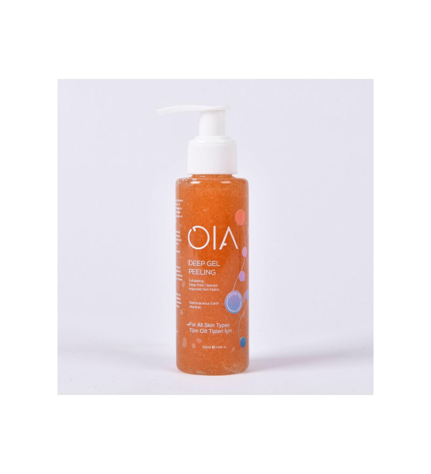 OIA Deep Gel Peeling Pore Cleaner | Clay and Active Oxygen | Skin Non-Abrasive Particle