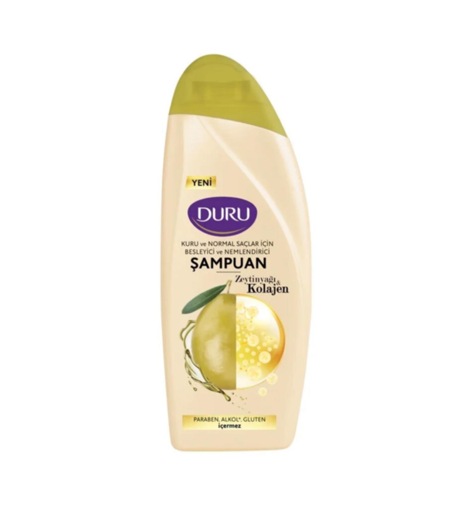 Duru Olive Oil & Collagen Shampoo for Dry and Normal Hair 500 ml