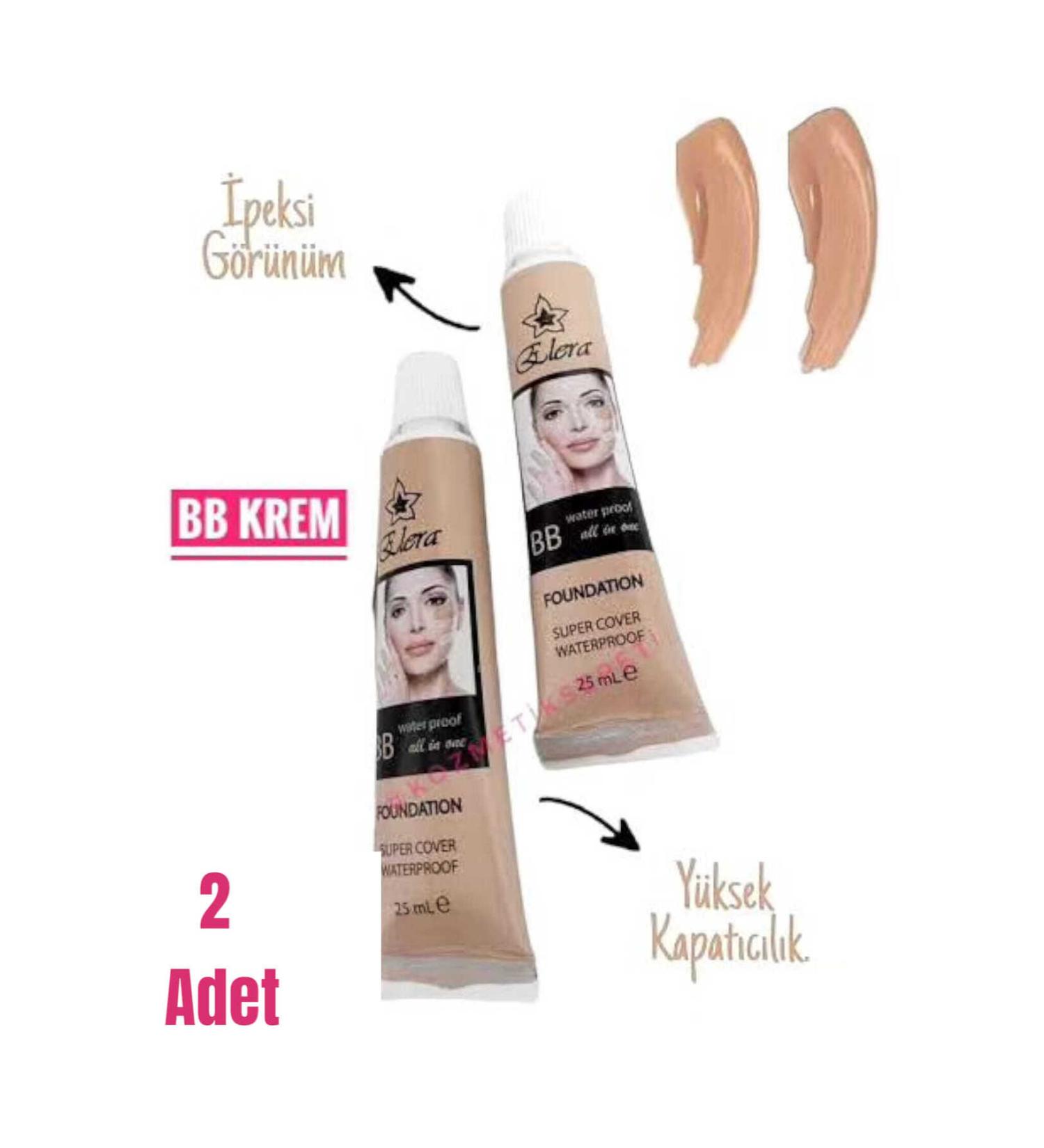 Elera 2 Pieces 01-02 No Tones Concealer Super Bb Matte Foundation 25 ml - Buy Online on GoSupps.com