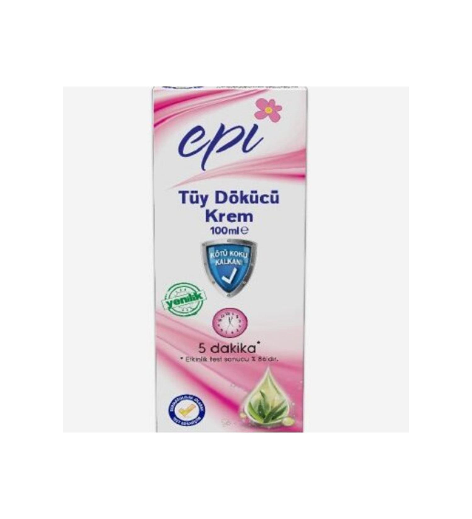 Epi Hair Removal Cream 100 Ml Aloe Vera Suitable for All Skin Types