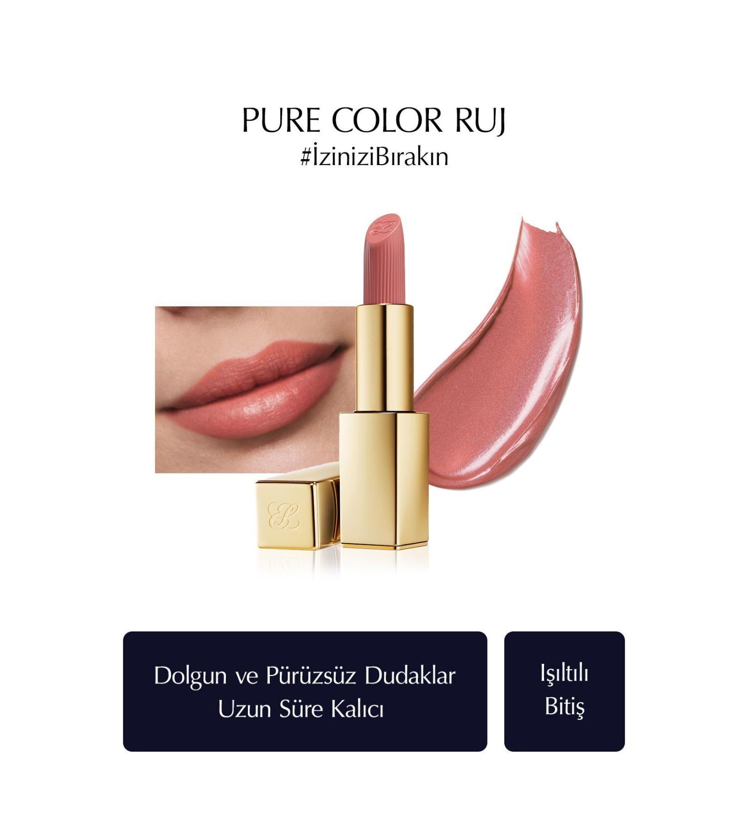 Estee Lauder Lightweight High Pigmentation Long-Lasting Shiny Finish Lipstick-540 Angel Lips KEYON.124