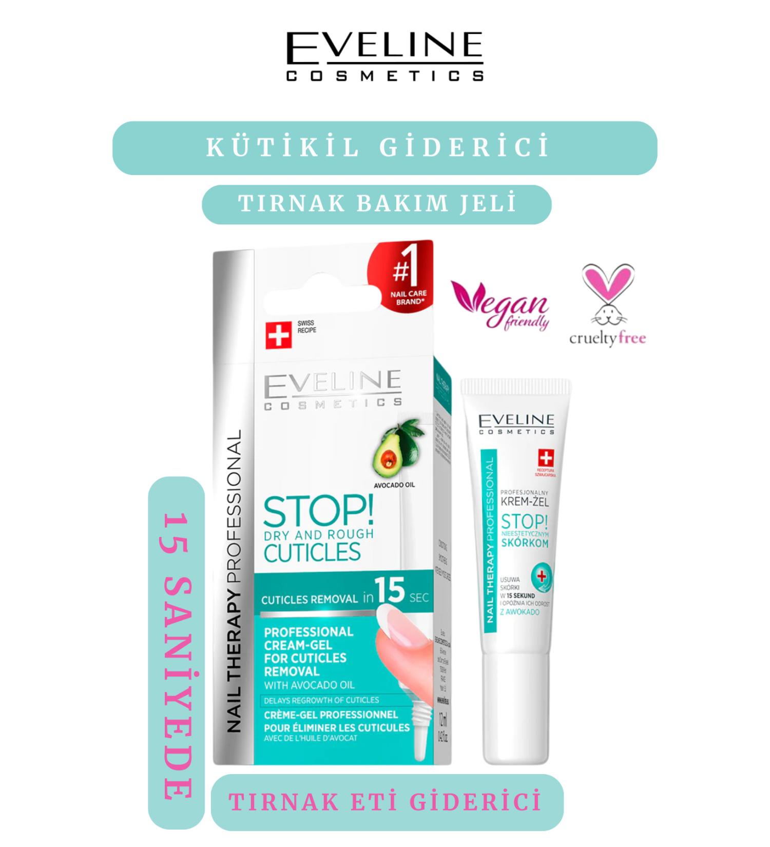 Eveline Cosmetics 15 Second Cuticle Remover Care Gel 12 ml - Buy Online on GoSupps.com