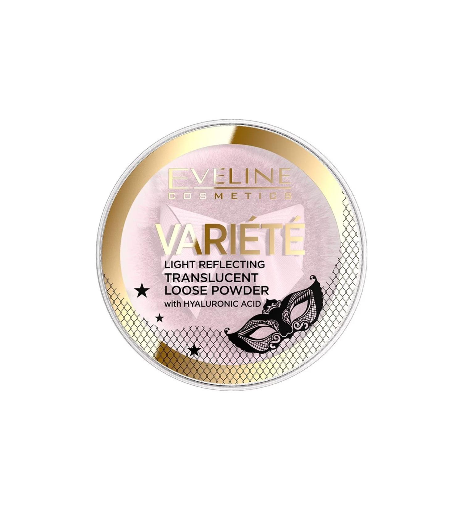 Eveline Cosmetics Mineral Pigment Containing Hyaluronic Acid Light Reflecting Translucent Loose Powder 6 gr - Buy Online on GoSupps.com