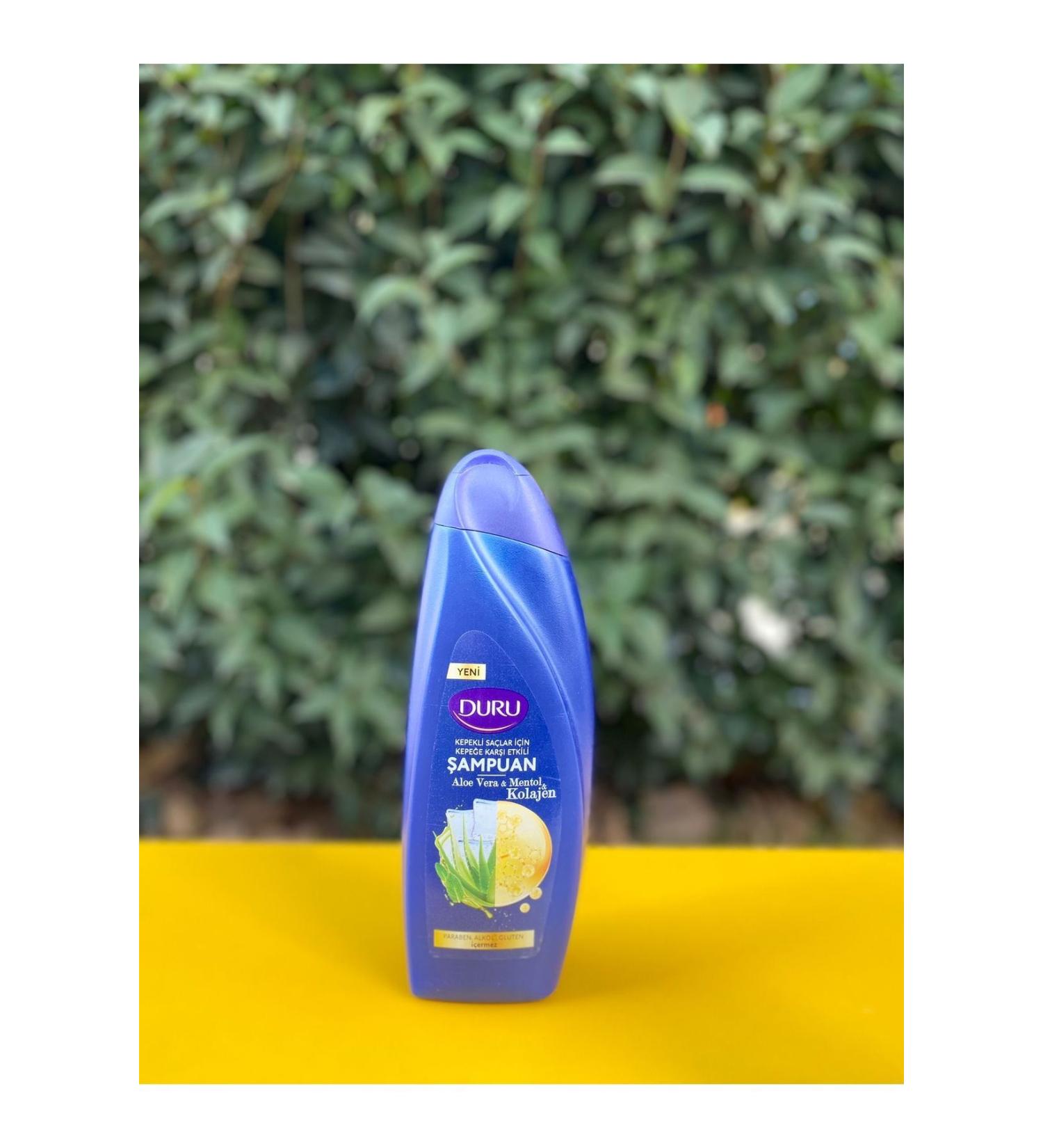 Evyap DURU SHAMPOO ALOE VERA MENTHOL COLLAGEN 500ML