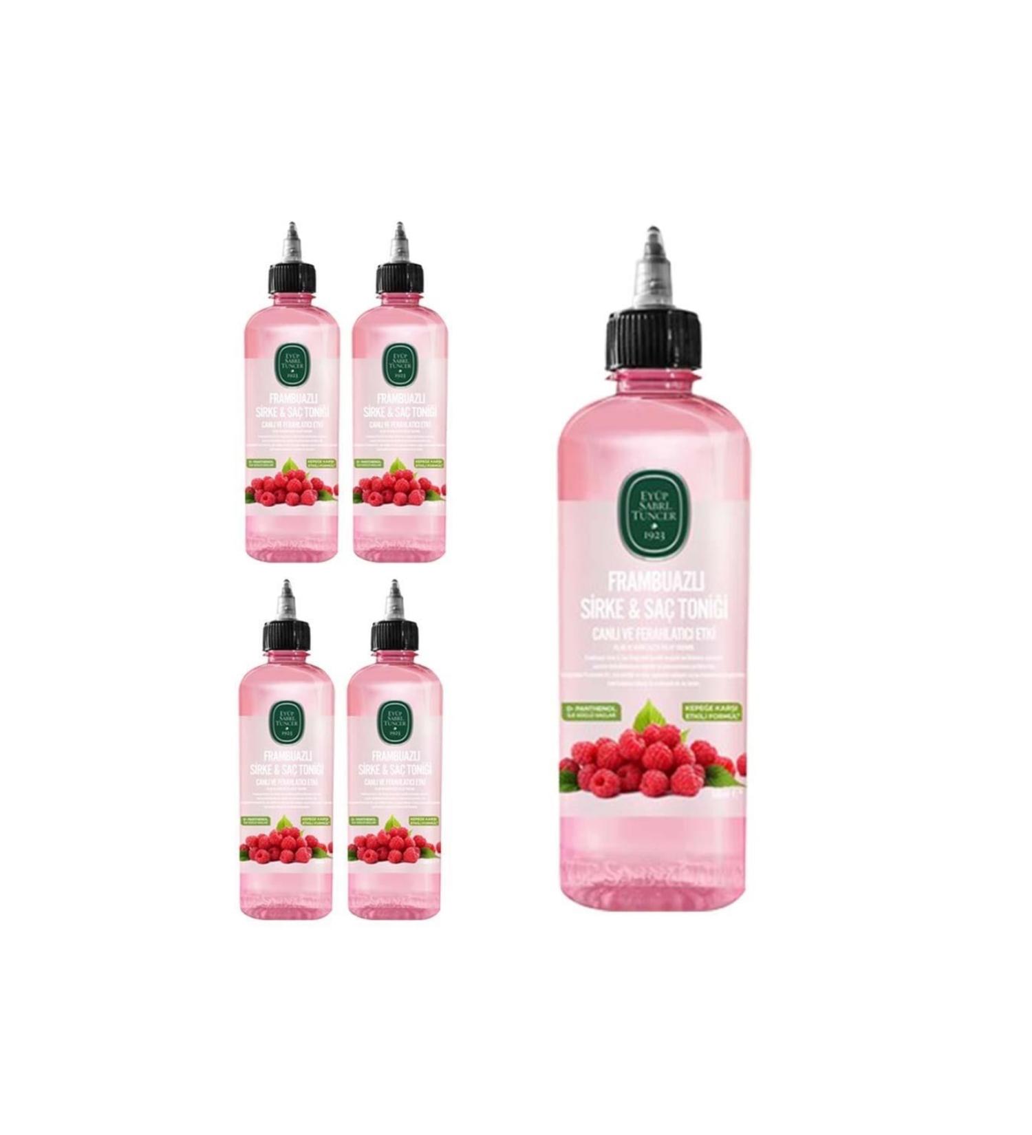 Ey p Sabri Tuncer Raspberry Vinegar & Hair Tonic 500 Ml X 5