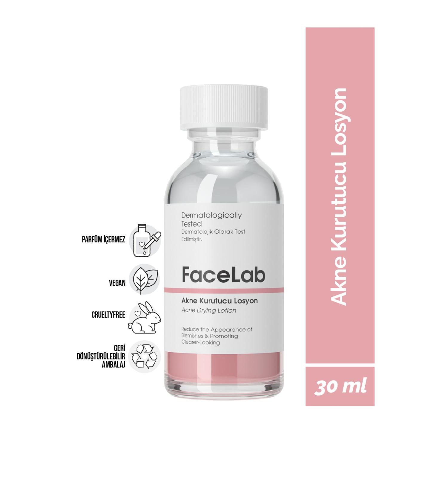 FaceLab Acne Drying Lotion - Acne Drying Lotion Acne Dryer - Buy Online on GoSupps.com