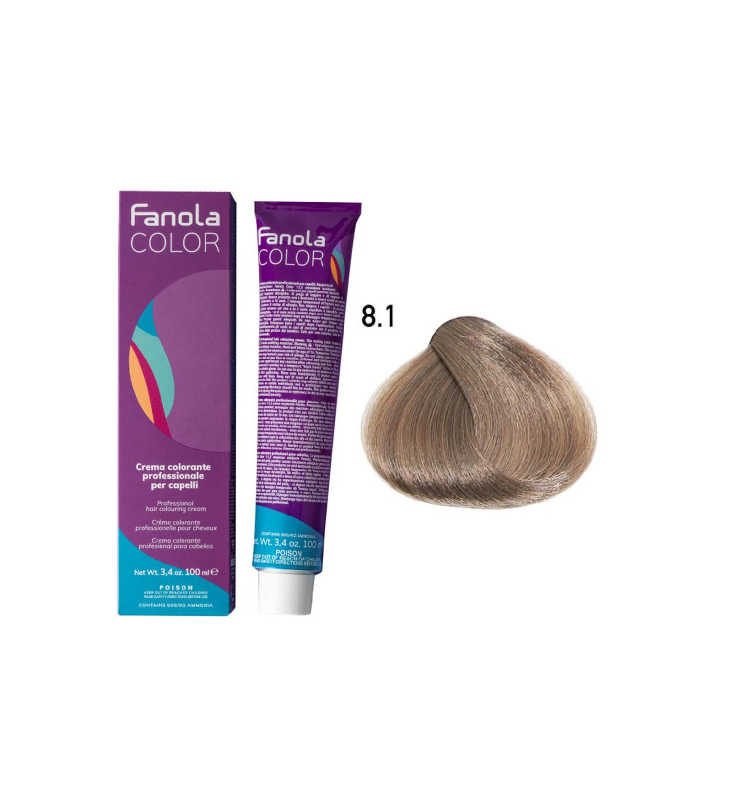 Fanola Color 100ml Light Ash Blonde 8.1