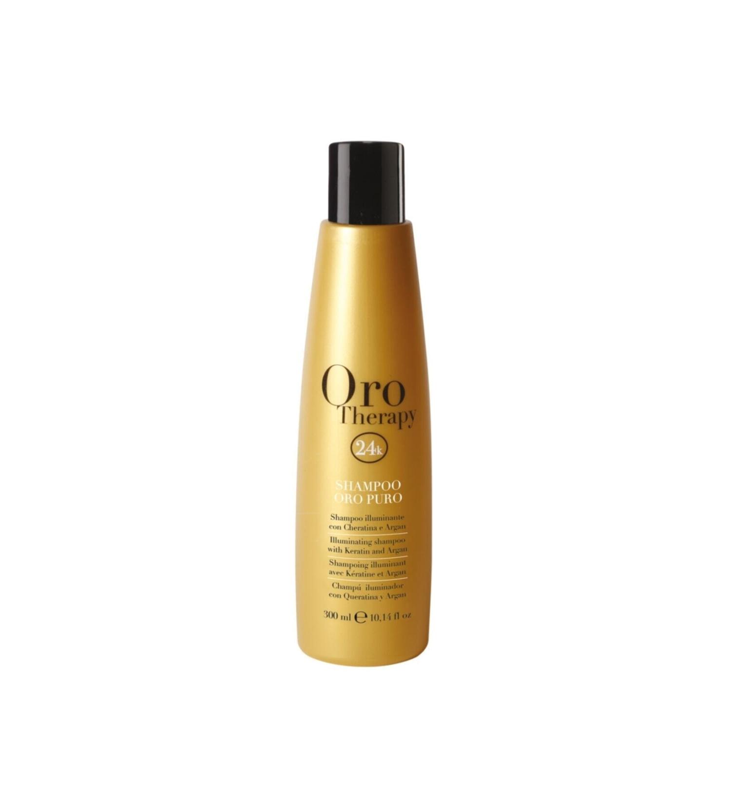 Fanola Oro Therapy 24k Oro Puro Shampoo for All Hair Types 300 Ml