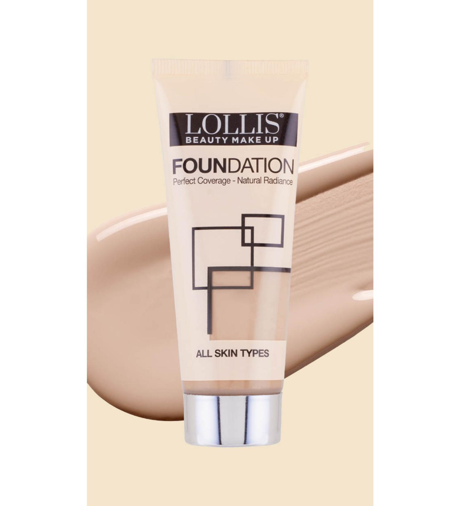 Lollis Perfect Coverage Foundation 01 Light - Buy Online on GoSupps.com