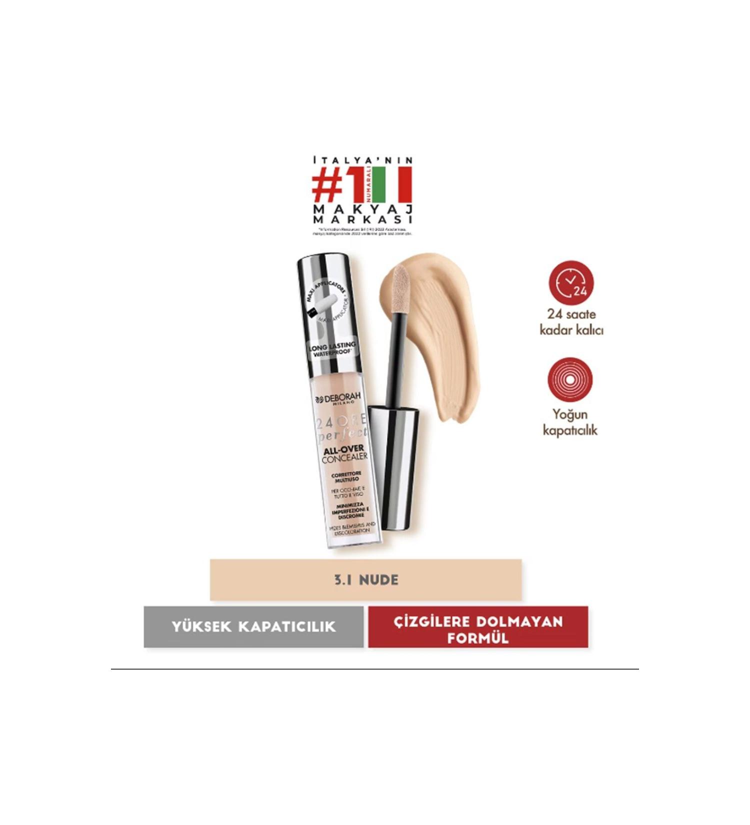 Deborah 24 Ore All Over Concealer Wp 3.1 Nude