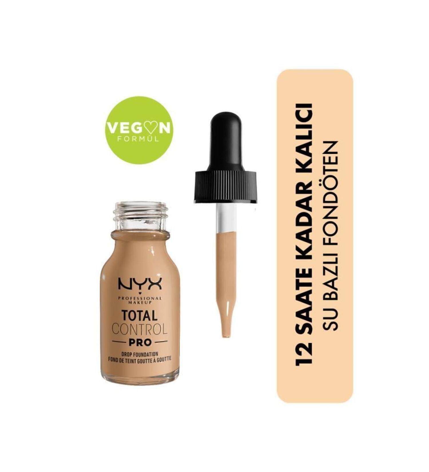 NYX Professional Makeup Total Control Pro Drop Foundation Buff - Foundation - Buy Online on GoSupps.com