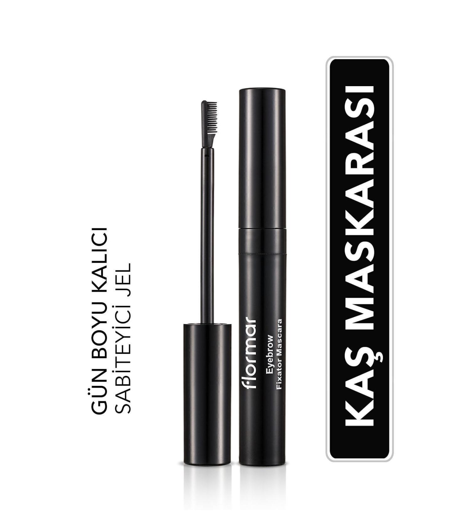 Flormar Stabilizing and Color Protecting Transparent Eyebrow Mascara - Eyebrow Fixator Mascara - 001 - 8690604242733 - Buy Online on GoSupps.com