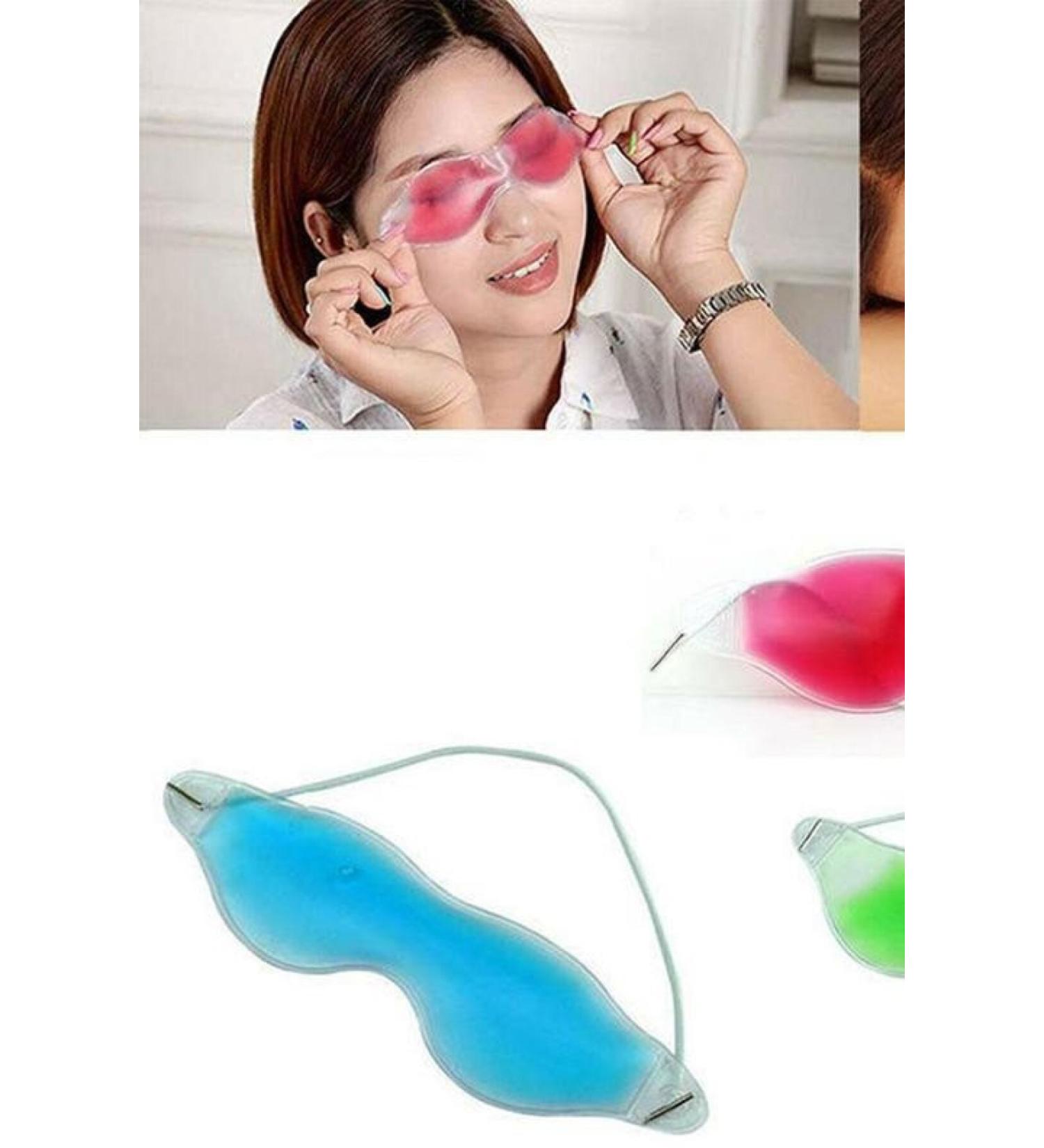 MUHEN Fatigue Relief Reusable Eye and Forehead Mask - Cold / Hot Gel Therapy