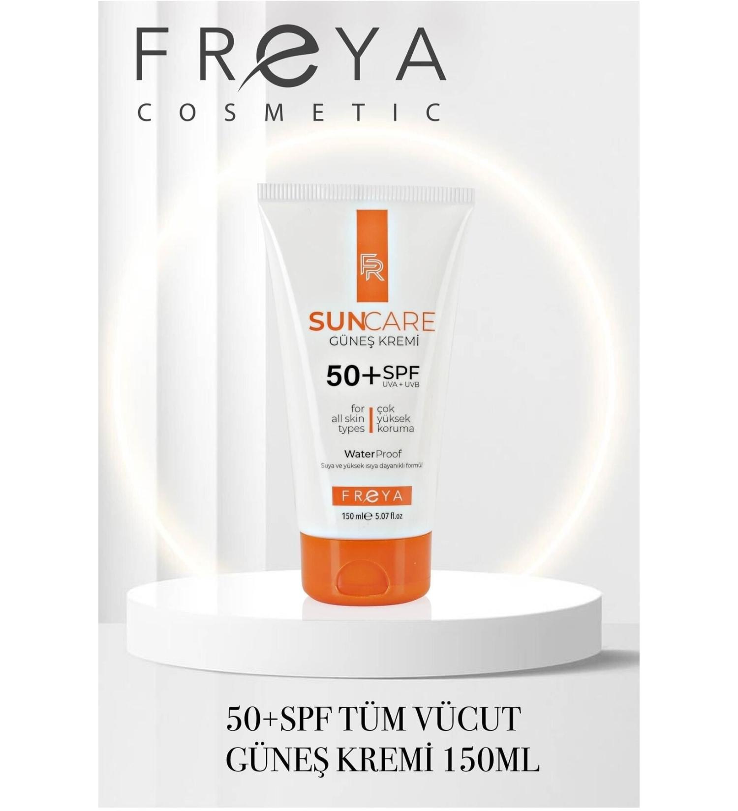 Freya SUN CREAM 150ML SUN CARE +50 SPF ANTI-STAIN AND HIGH PROTECTION - Buy Online on GoSupps.com