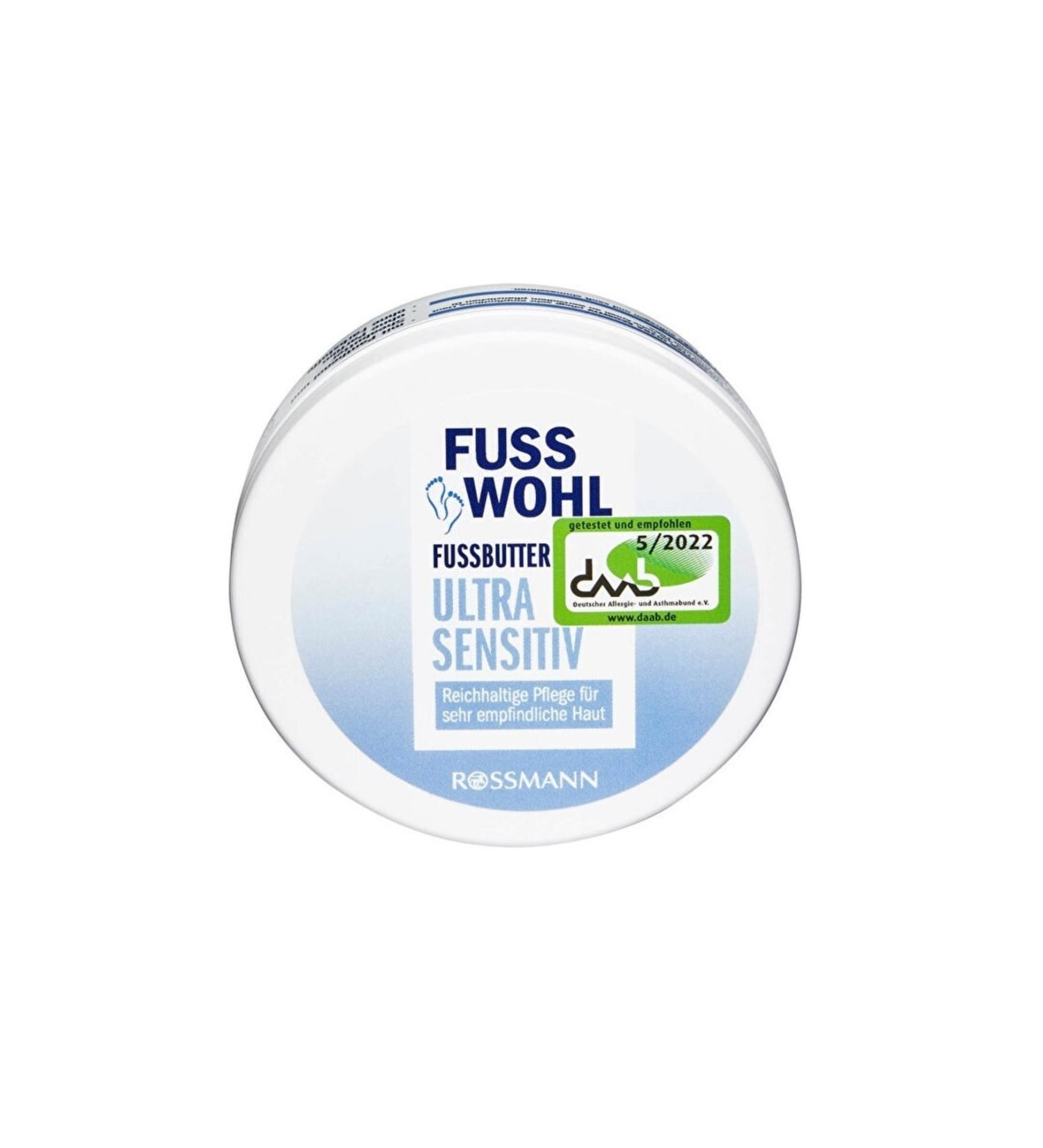 Fusswohl Ultra Sensitive Intensive Foot Cream 100 Ml