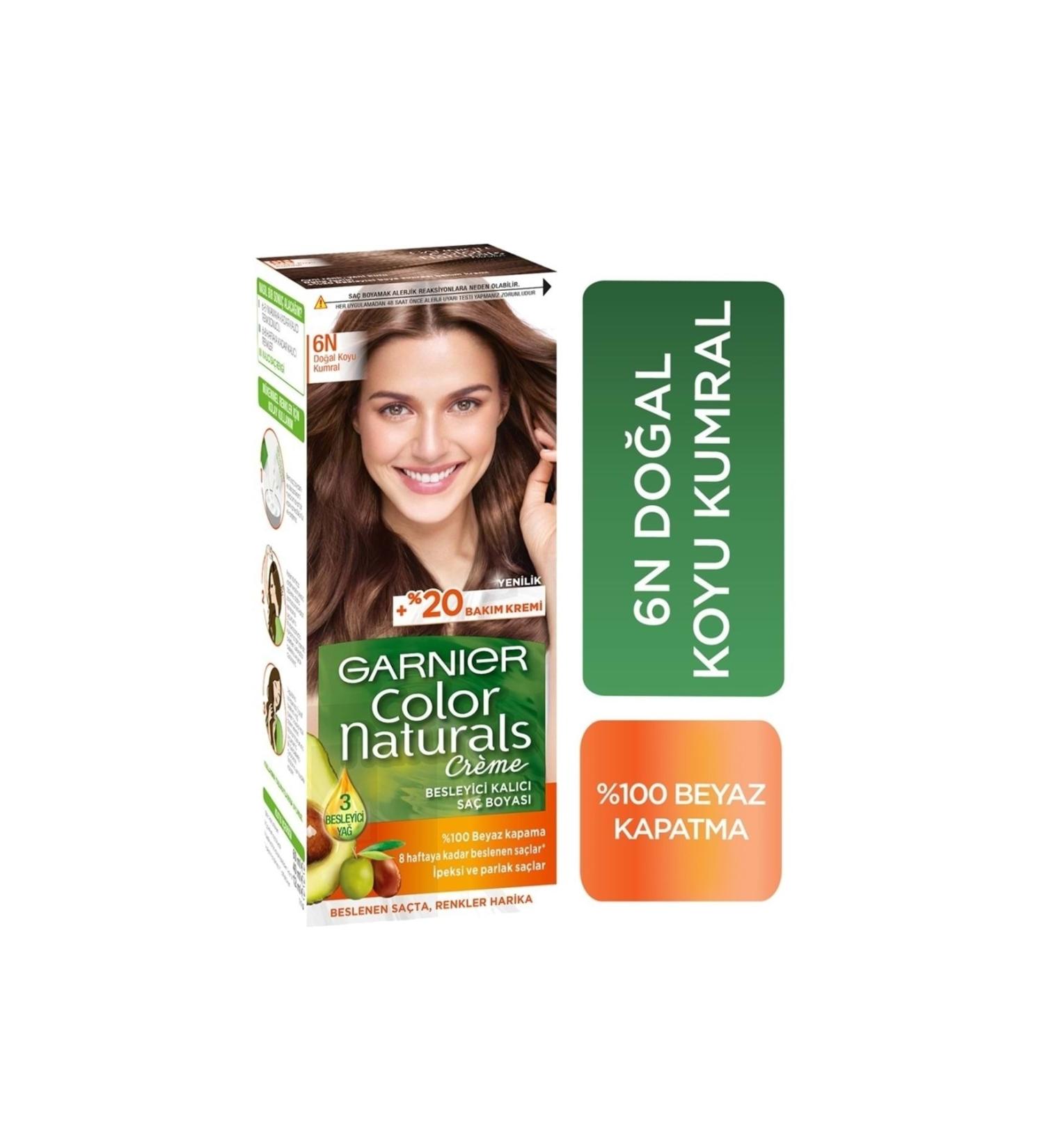 Garnier Color Naturals Cream Hair Dye 6N Natural Dark Blonde