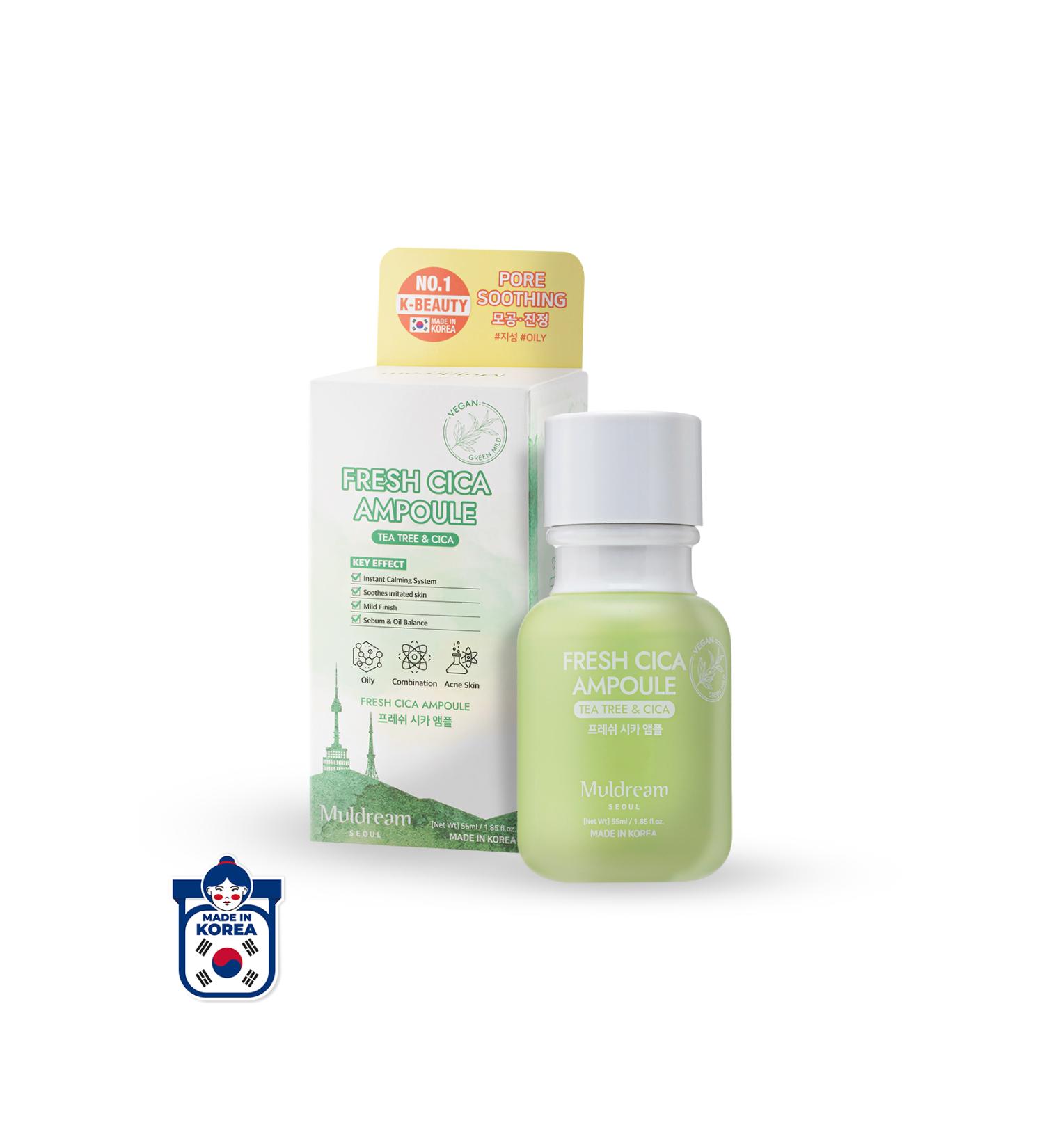 Muldream Sebum Balancing Moisturizing Sauce Care Effective Ampoule 55ml Korea