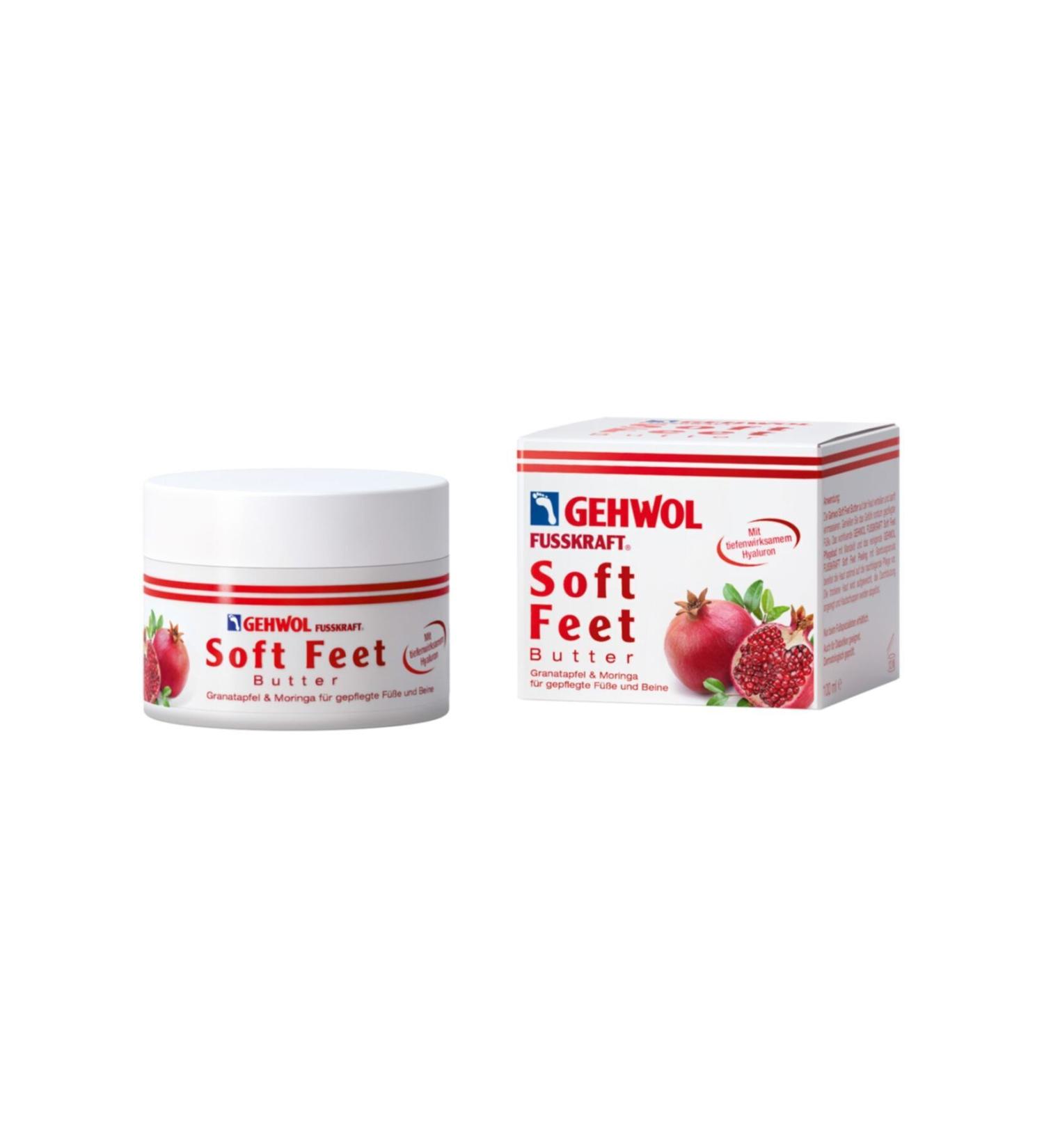Gehwol Fusskraft Soft Feet Butter - Pomegranate Containing Foot Care Cream (100 Ml)