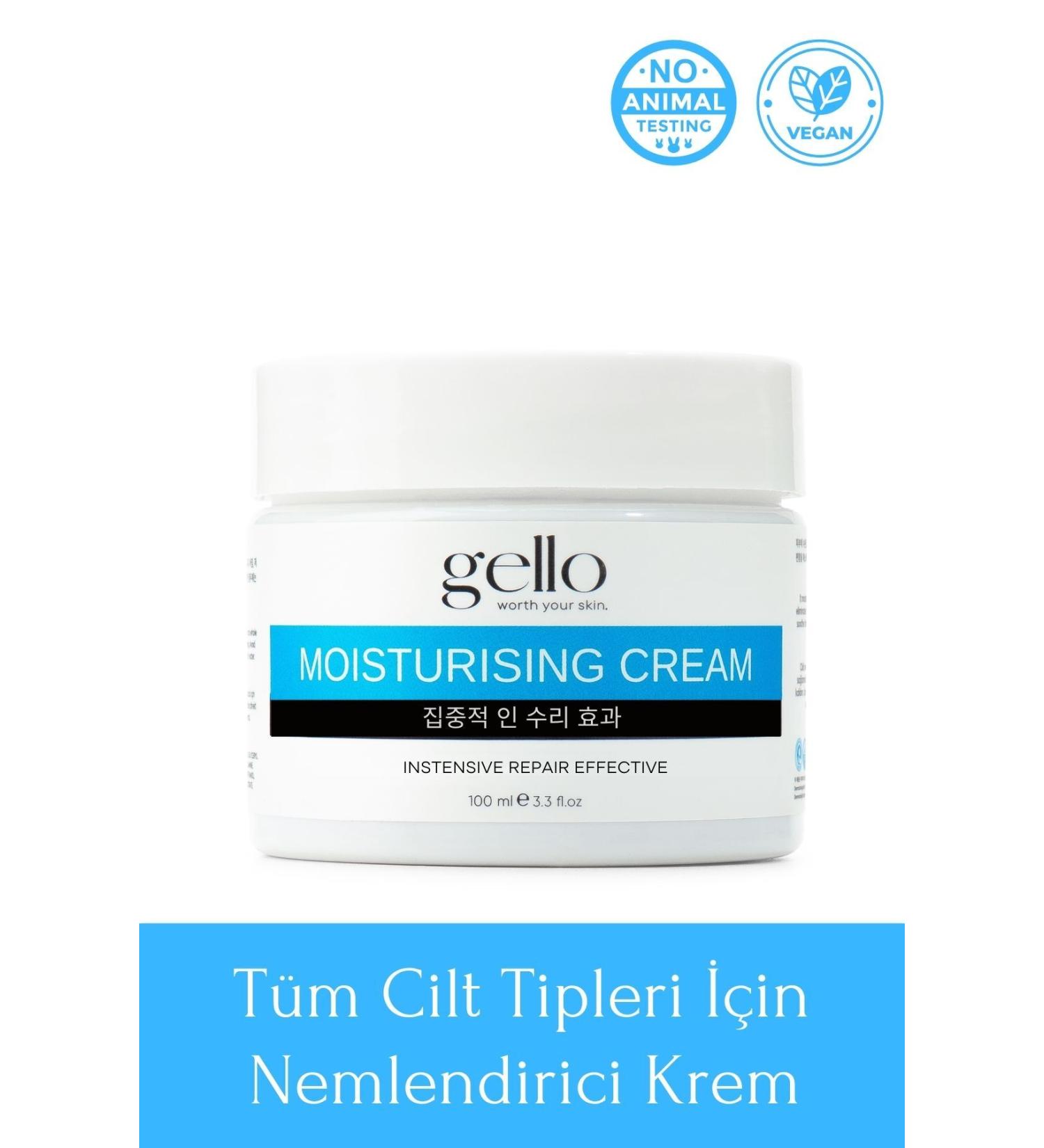 GELLO Moisturizing Cream 24 Hour Effective All Day Long Intensive Effective Moisturizing Care Cream