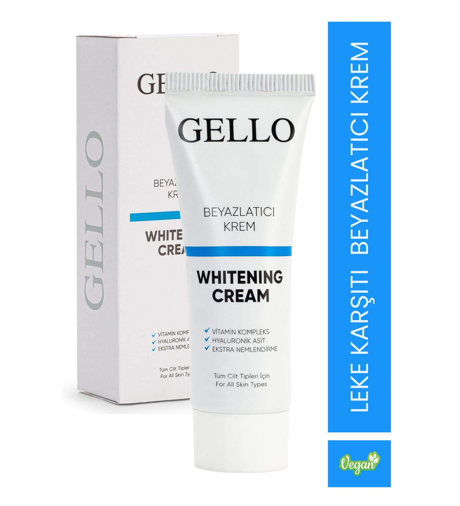 GELLO Skin Whitening Blemish Cream Whitening Whitening Cream - Buy Online on GoSupps.com
