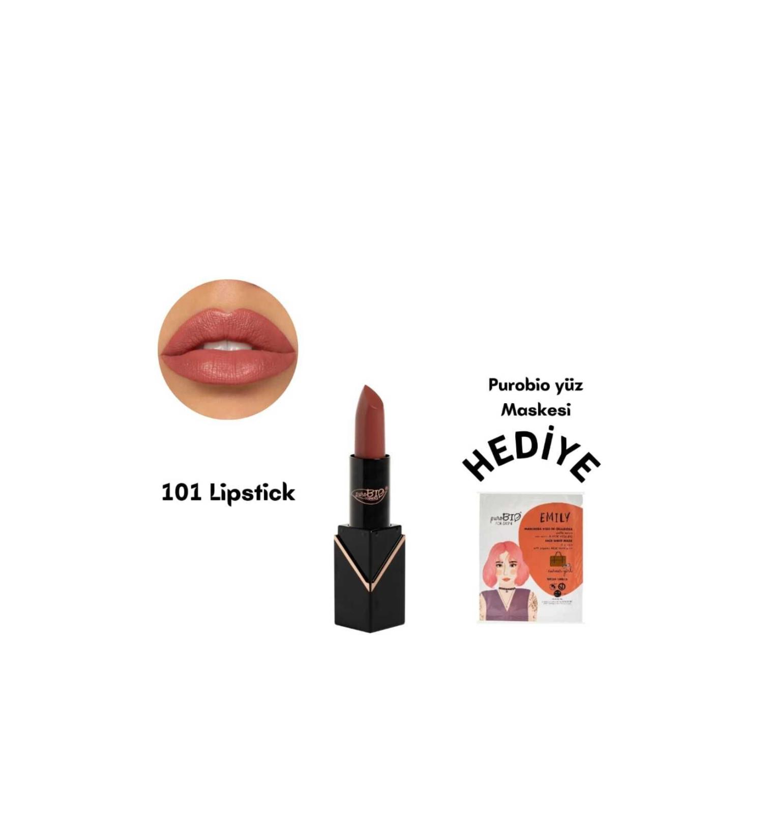 purobiocosmetics Lipstick semi-matte 101 - pack