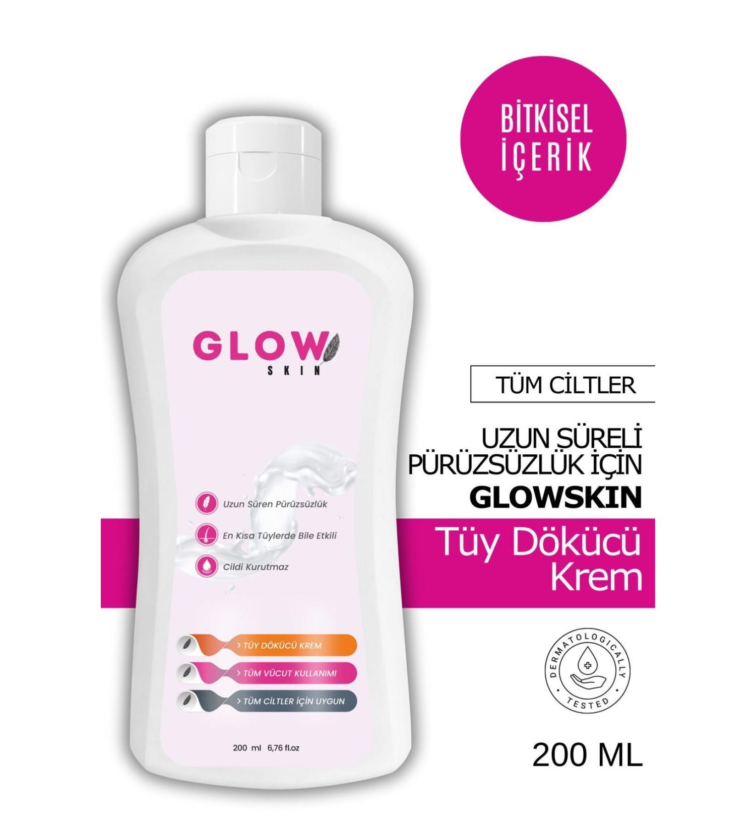 Glowskin Hair Removal Cream for All Skin Types - Buy Online on GoSupps.com