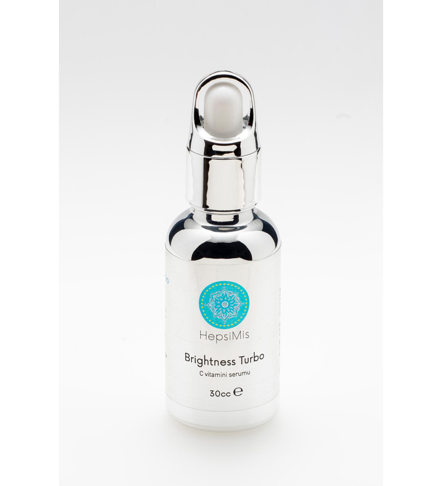 HepsiMis Brightness Turbo Vitamin C Serum (Provitamin B5 & Hyaluronic Acid) 30 Cc - Buy Online on GoSupps.com