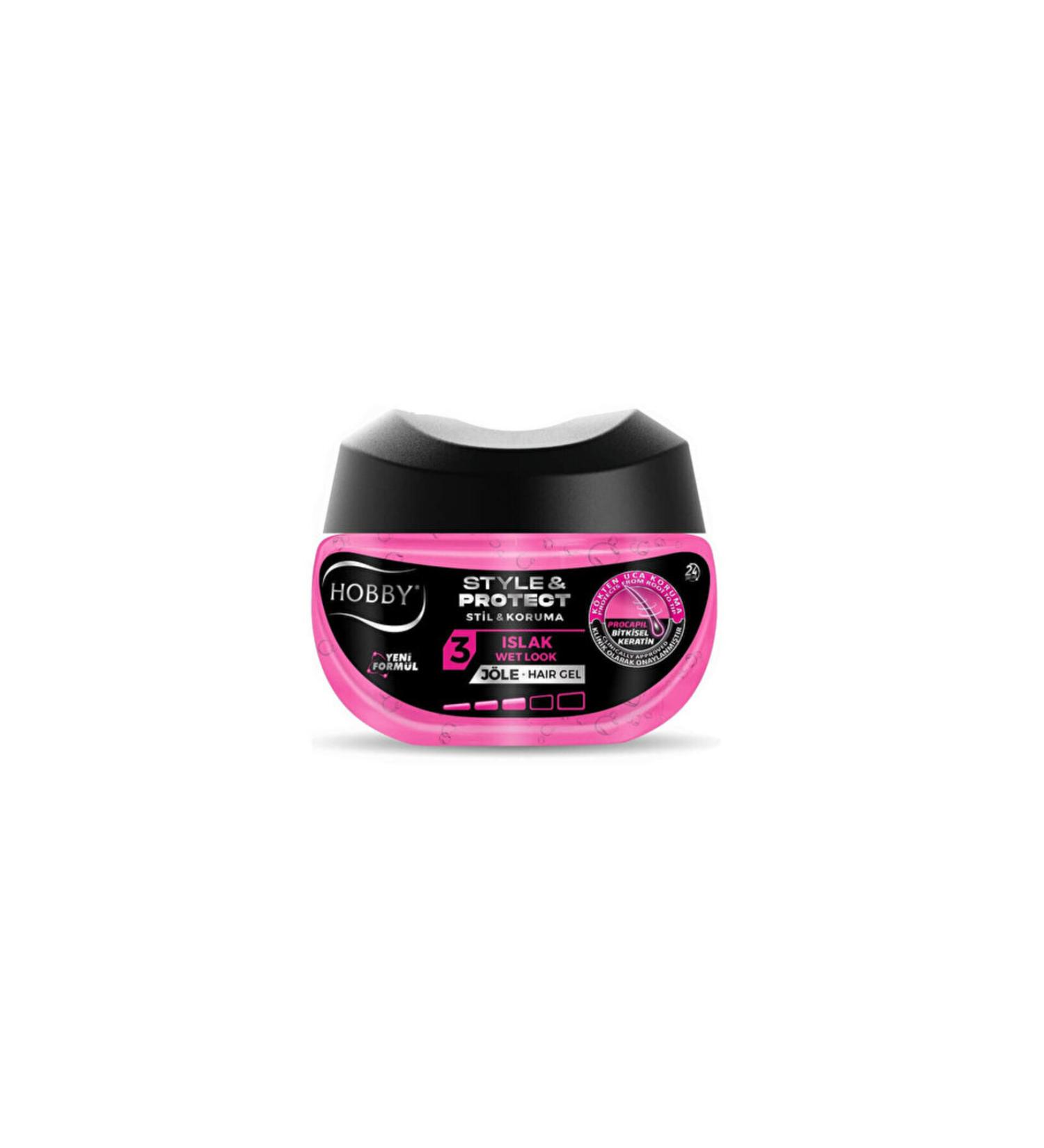 Hobby Wet Jelly - Style & Protect 24 Hour Effective - 250 ml-High Hold Naturals52