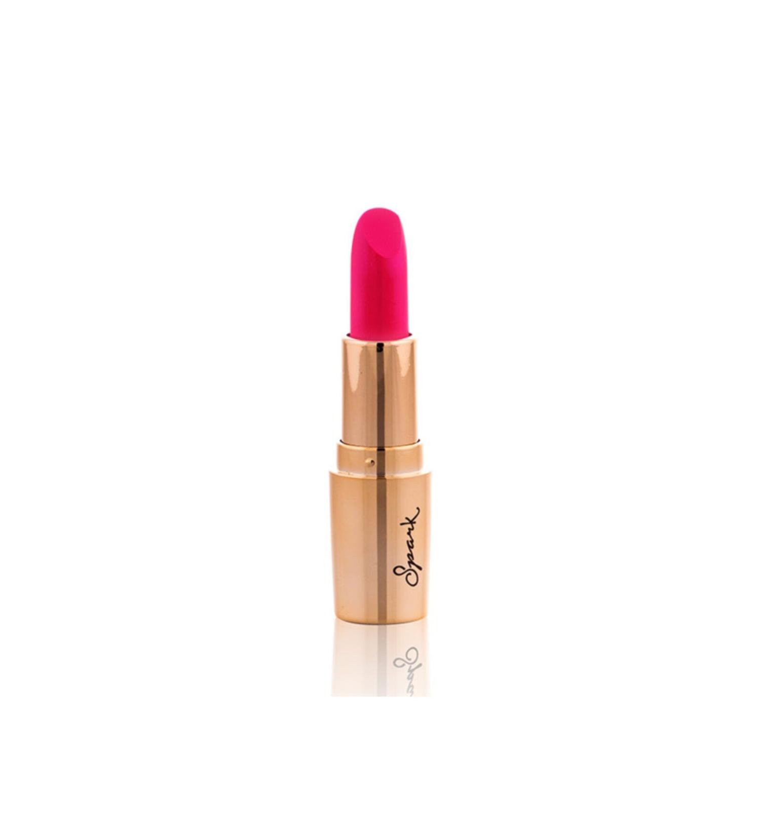 Huncalife Cashmere Gold Spark Lipstick - Neon Pink Lipstick