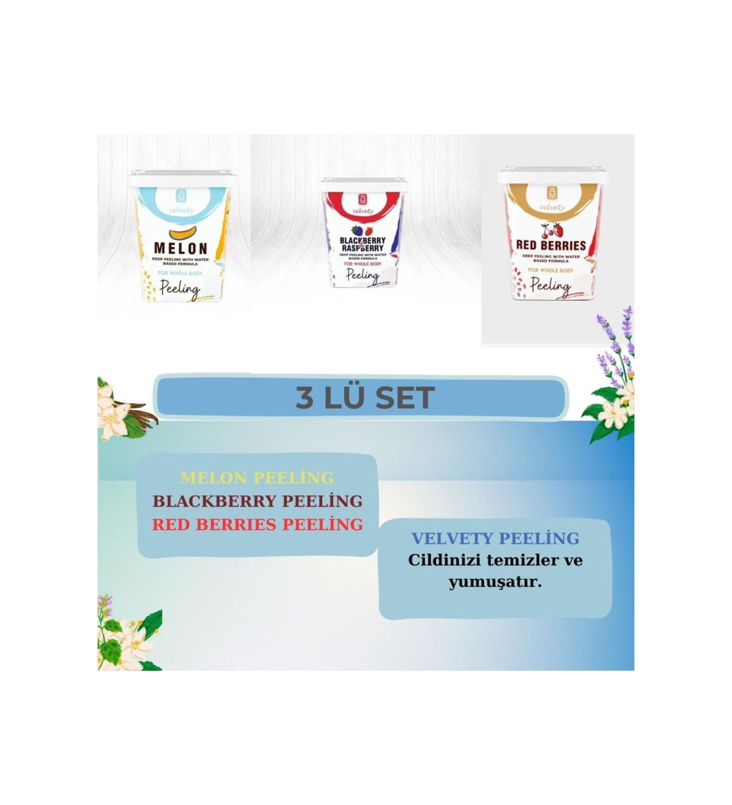 IDM VELVETY PEELING MELON & BLACKBERRY & RED BERRIES