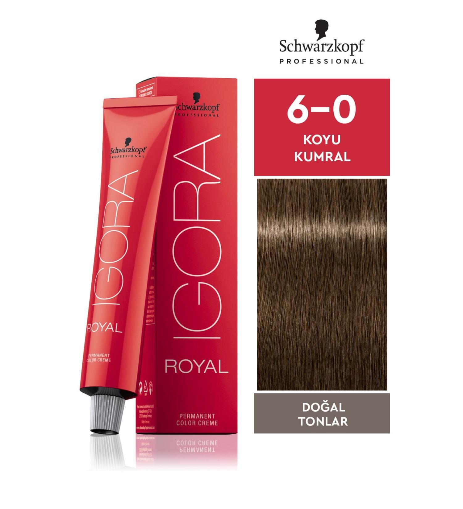 Igora Royal Natural Tones 6-0 Dark Blonde 60ml - Buy Online on GoSupps.com