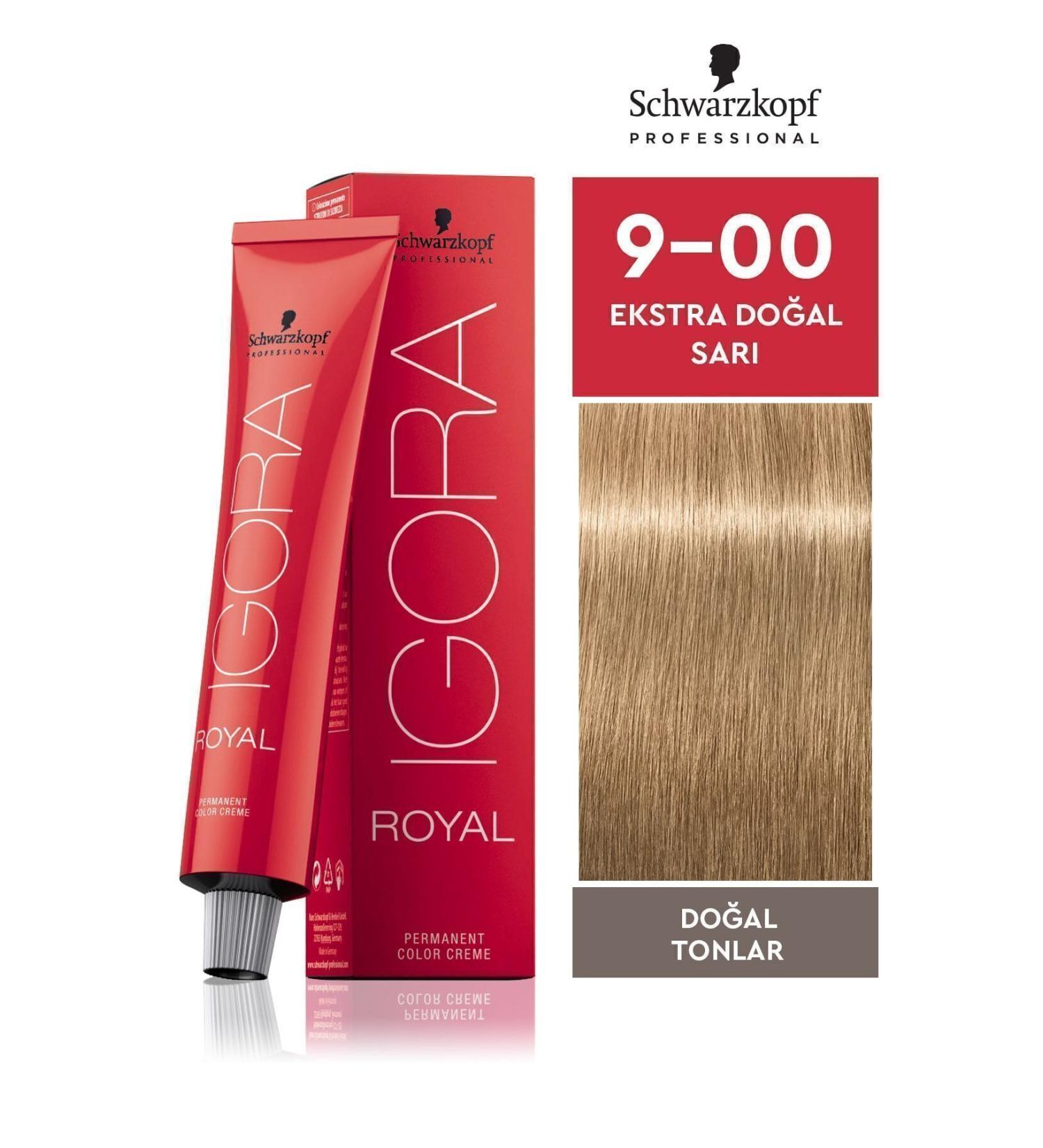 Igora Royal Natural Tones 9-00 Extra Natural Blonde Hair Dye 60ml - Buy Online on GoSupps.com