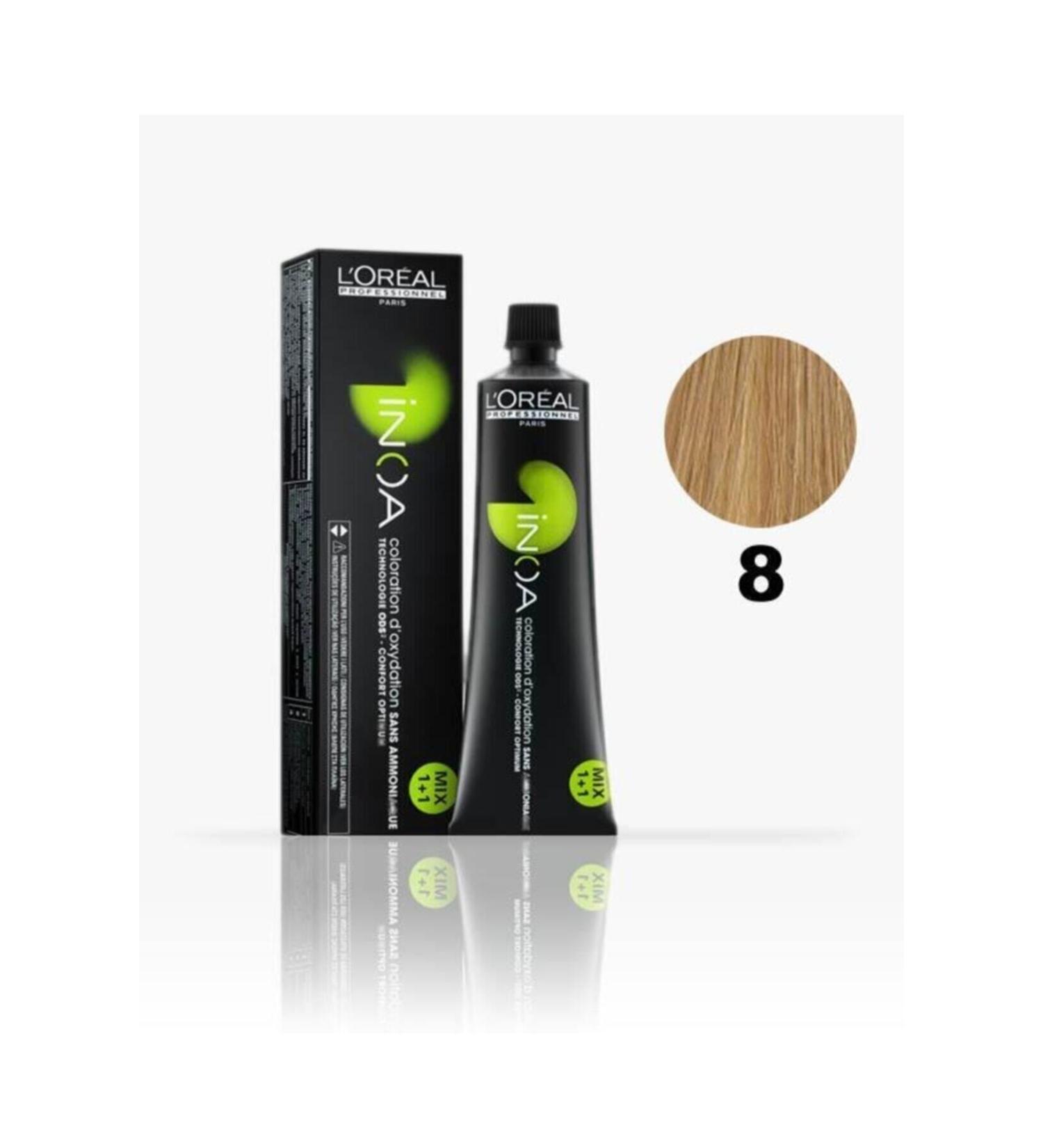 INOA Ammonia-Free Dark Blonde No: 8 Hair Dye 60 ml INOA050524161